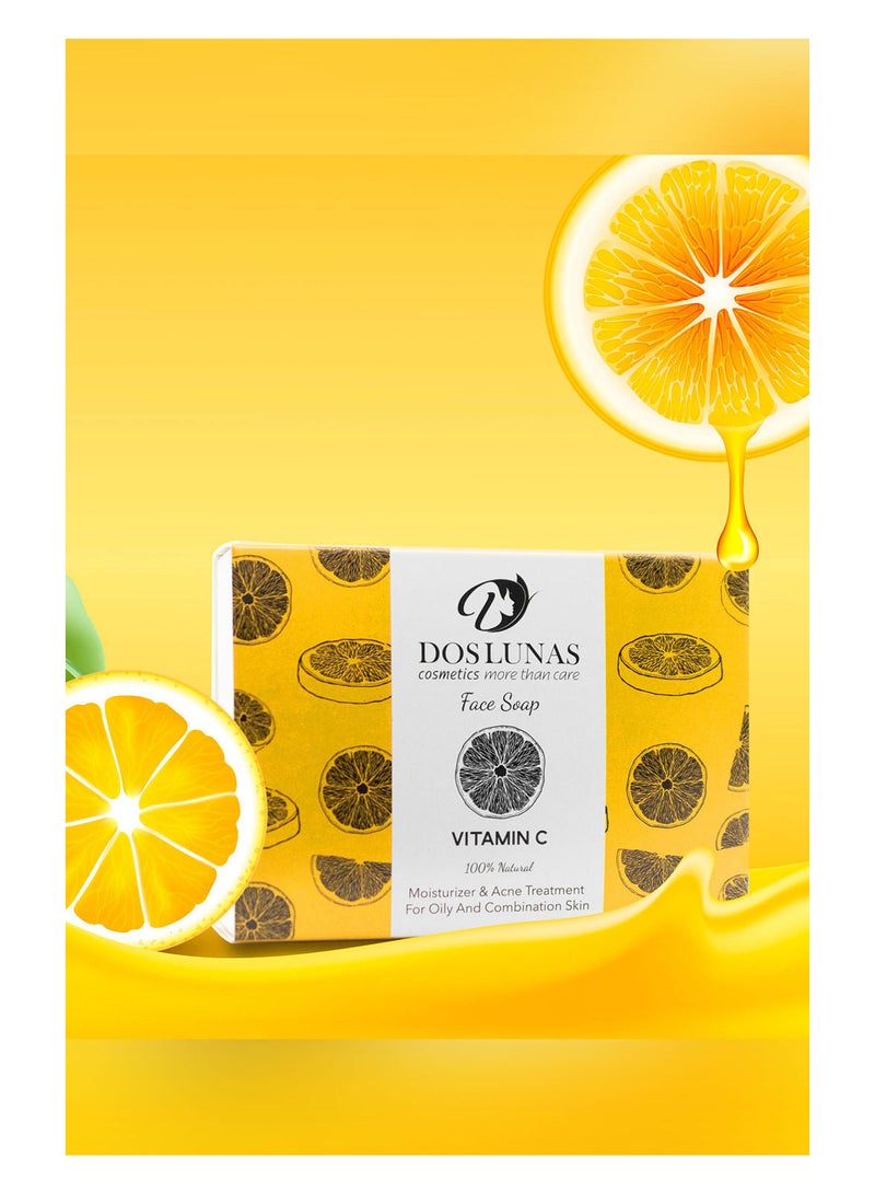 DOS LUNAS FACE SOAP VITAMIN C 100g - Image 2
