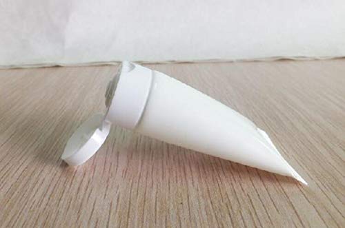 SYBL 24PCS White Empty Refillable Plastic Soft Tubes Squeezable Bottle Packing Cosmetic Sample Container Jars Storage Holder For Facial Cleaner Shampoo Shower Gel Body Lotion Hand Cream 20ml/0.67oz - Image 2