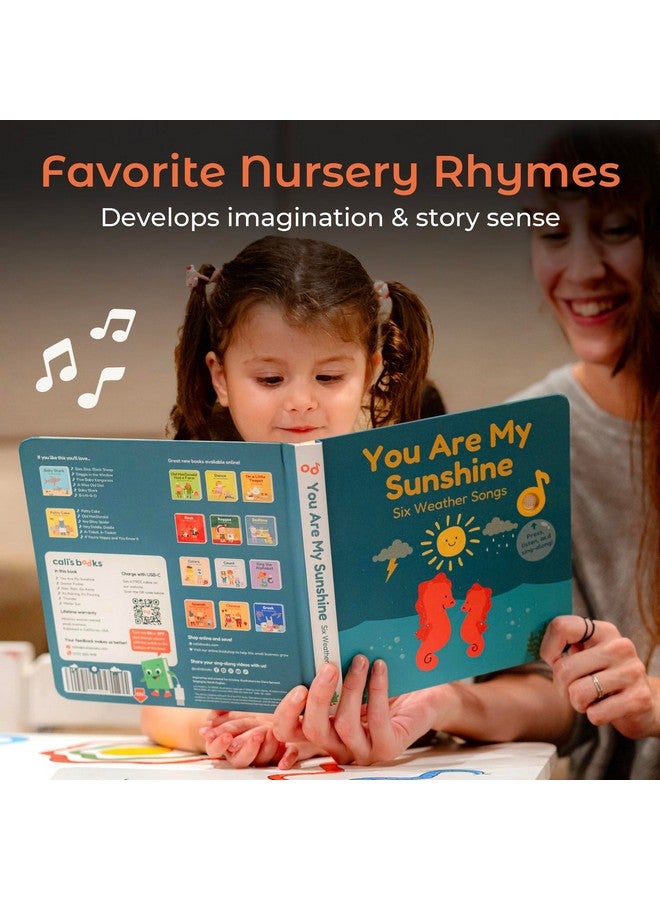 Cali's Books Cali's Books You are My Sunshine Nursery Rhymes | Interactive Sound Book | Musical Toys for Toddlers 1-3 | Sound Book for Babies and Toddlers | Interactive Baby Learning Toy.  - Image 3