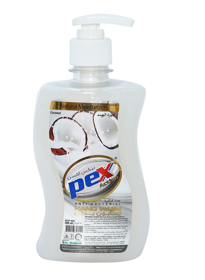 Pex Active Antibacterial Handwash Liquid Coconut - Image 1