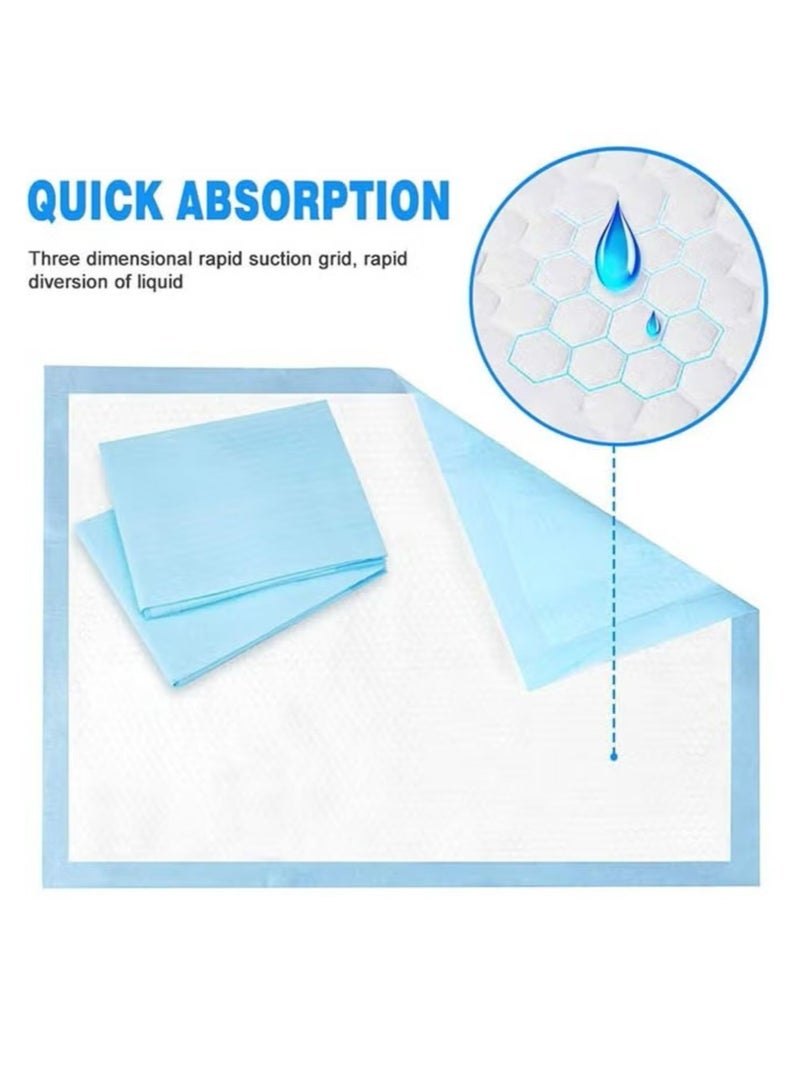 60x90CM XL Disposable Underpads, Absorbent Incontinence Bed, Changing Mat For, Kids, Mothers, Elderly, Pets Underpads, Bed Protection 20 Pcs - Image 3