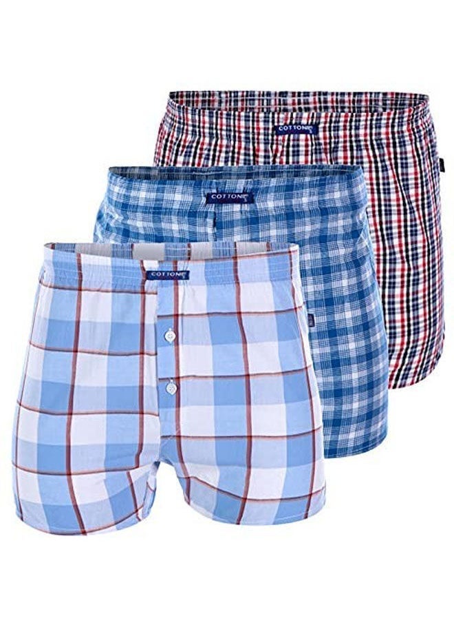COTTONIL Mid-Rise Pack Of 3 Boxer Briefs