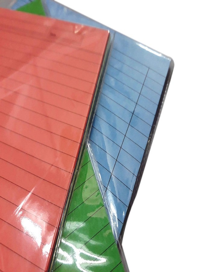YBN A4 Size One Side Ruled Colour Sheet for Project/Assignment/Practical/Homework - Pack of 3 Sheets -60 - Image 2