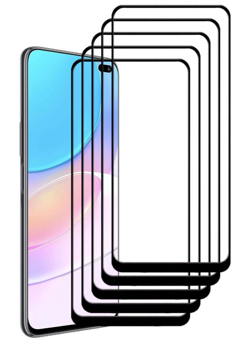 ACLIX 5 Pieces Antistatic ESD Dustproof Premium Quality High Definition Tempered Glass Screen Protector Designed For Huawei nova 8i - Image 1