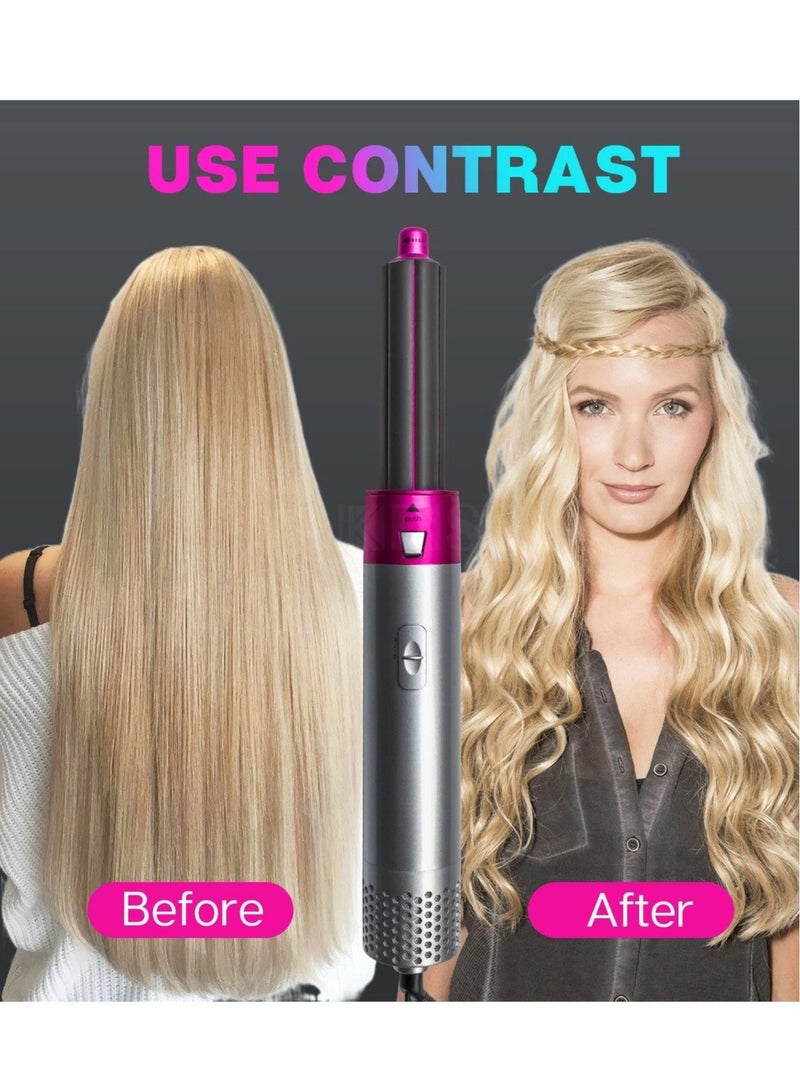 ELTRAZONE Hair Dryer 5 in 1 Hair Blower Brush Hair Curler, Hair Curler, Electric Hair Dryer, Rotating Hot Air Brush for All Hairstyles - Image 4