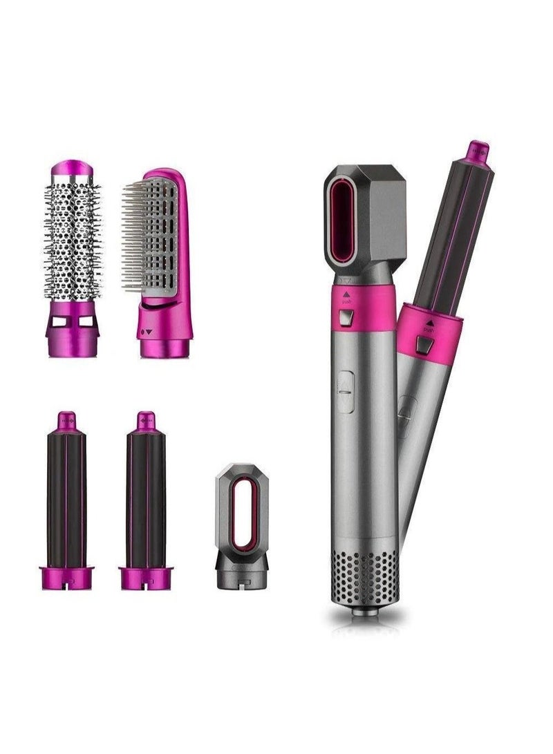 ELTRAZONE Hair Dryer 5 in 1 Hair Blower Brush Hair Curler, Hair Curler, Electric Hair Dryer, Rotating Hot Air Brush for All Hairstyles - Image 2