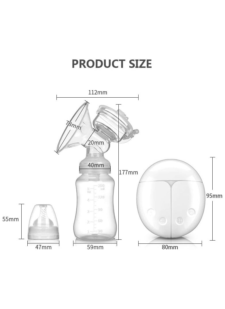 XVersion Double Breast Pump, 4 Modes & 4 Levels, Portable Anti-Backflow, Low Noise, and Painless Breastfeeding, Rechargeable Silicone Milk Extractor for Home and Travel  - Image 5
