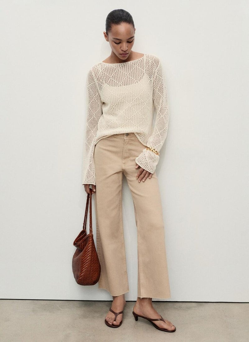 MANGO Catherin Culotte High-Rise Jeans  - Image 4