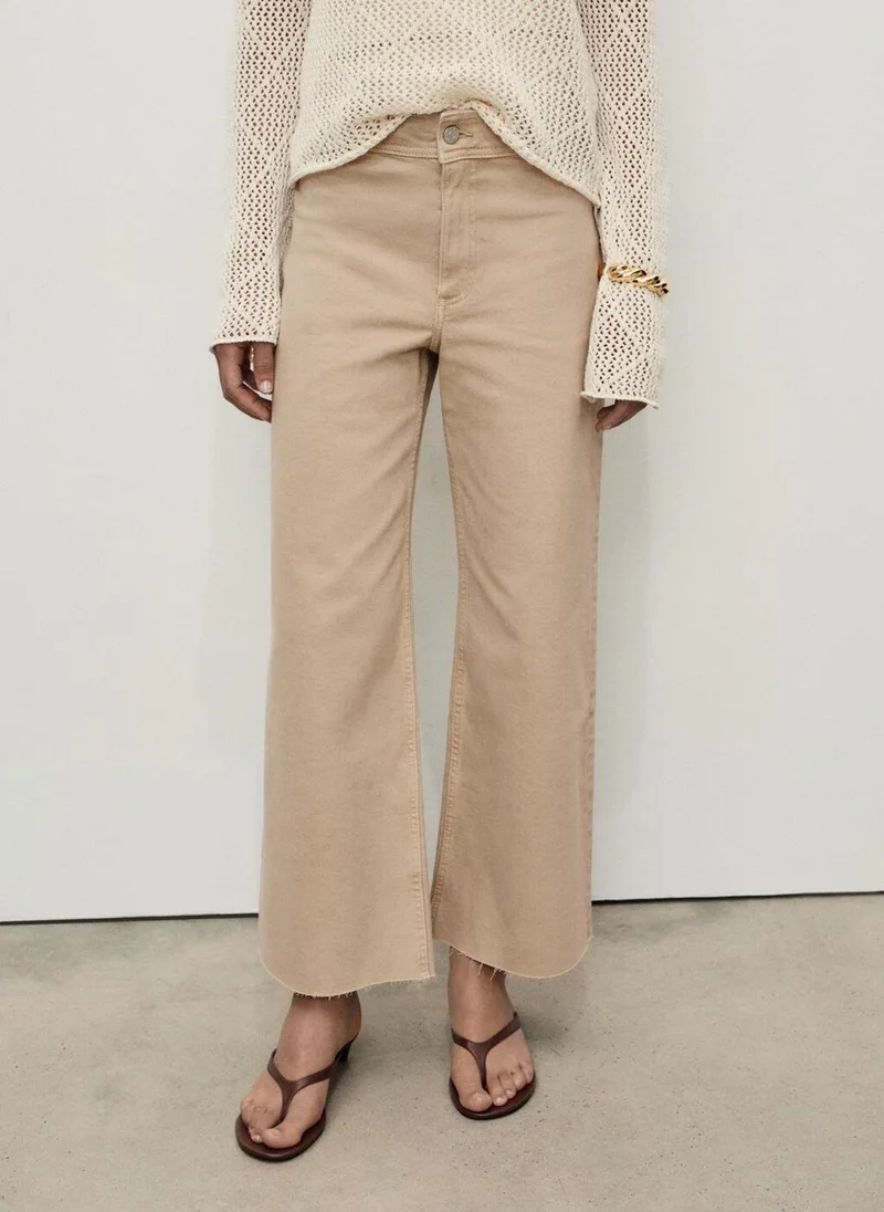 MANGO Catherin Culotte High-Rise Jeans