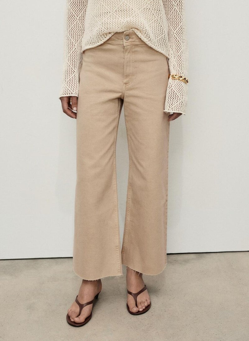 MANGO Catherin Culotte High-Rise Jeans  - Image 1