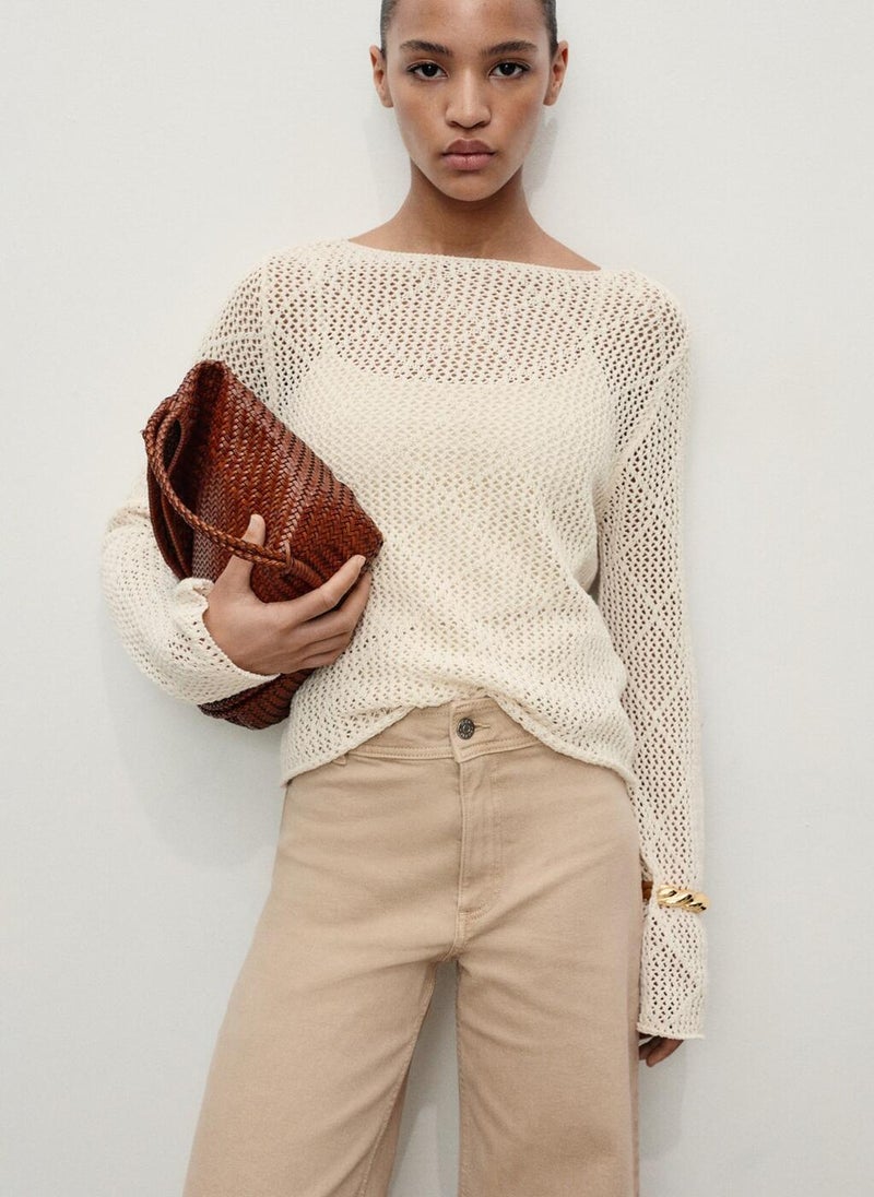 MANGO Catherin Culotte High-Rise Jeans  - Image 3