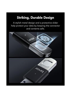 Lexar Lexar JumpDrive Fingerprint F35 PRO 128GB USB 3.0 Flash Drive, Up to 400MB/s Read/300MB/s Write, USB Stick, 10 Fingerprint IDs Allowed, Memory Stick, PC/Laptop (LJDF35P128G-RNBNG)  - Image 2