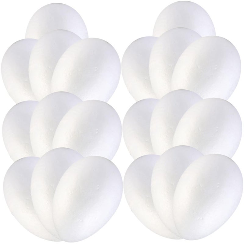 Easter Eggs for Painting 20pcs Arts Crafts Holiday Decorations Classroom Activities Size 10x6 5x6 5cm - Image 2