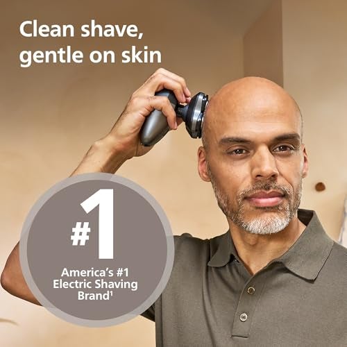 Norelco Philips Norelco Head Shaver Pro 7000 Series Electric Shaver for Men and Women 360 Flexing Head ComfortCut Blades for Clean Shave Gentle on Skin Model HS798040 - Image 3