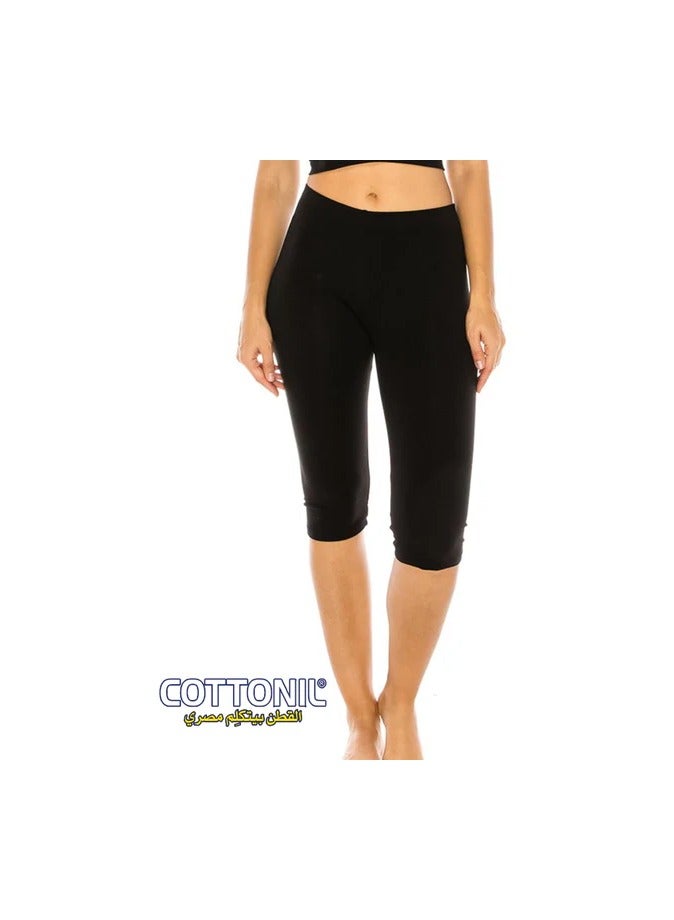 COTTONIL Cottonil® Women Pantacourt Black  - Image 2