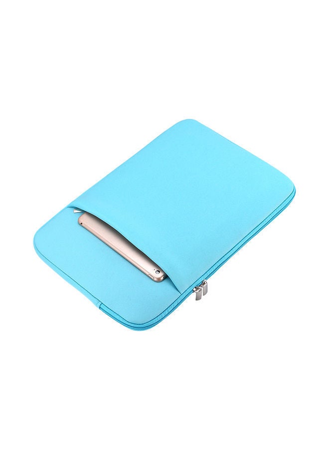 NIBEMINENT Laptop Sleeve Soft Zipper Case Cover For MacBook Air Pro Ultrabook Notebook Tablet Pouch Bag 11/12/13/14/15/15.6/17 Blue - Image 3