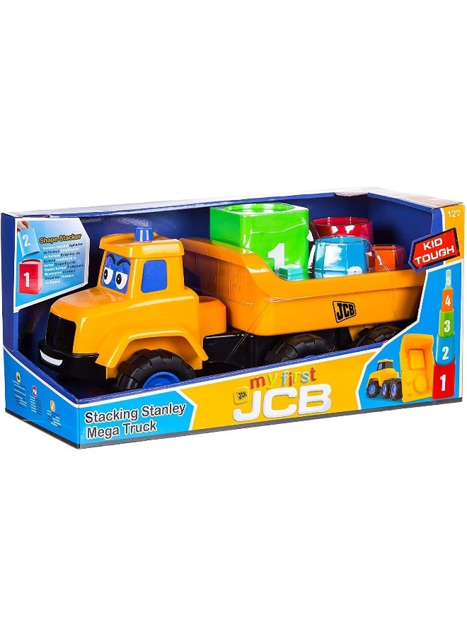 IndusBay لعبة شاحنة مفرغة ميغا ستانلي من JCB 1st - Image 4