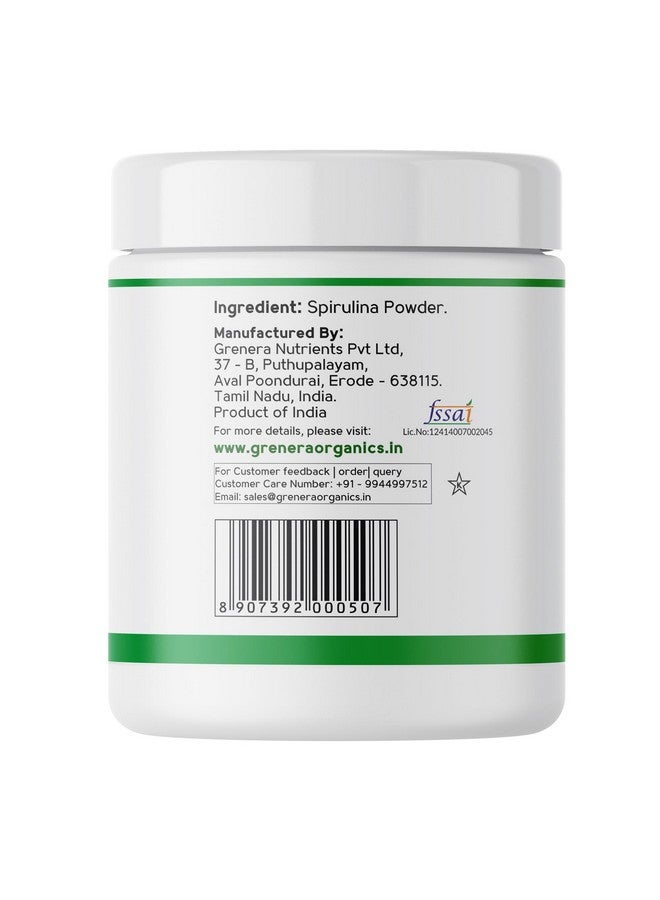 Grenera Spirulina Powder 240 gram, Naturally grown, Vegan, Rich in Protein - Image 3