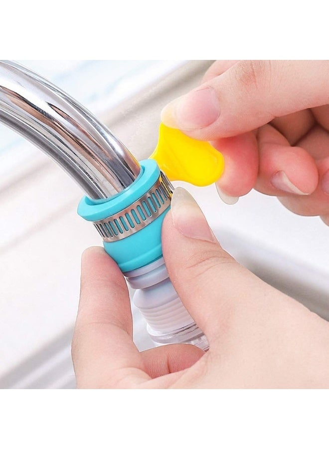 360° Rotating Faucet Extension with Adjustable Water Flow Splash-Proof and Flexible Kitchen Sink Attachment (Random Color) - Image 5