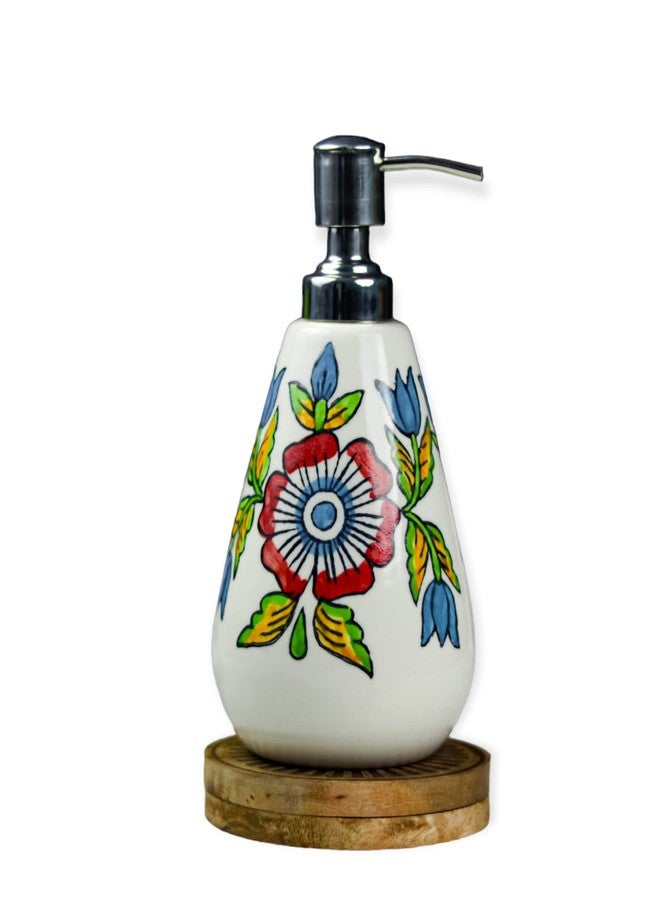 Kaolinite Ceramic Liquid Soap Dispenser/Handwash Bottle/Multipurpose Liquid Dispenser/Liquid Dispenser Multicolor, Pack of Two (DOUl_30) - Image 4
