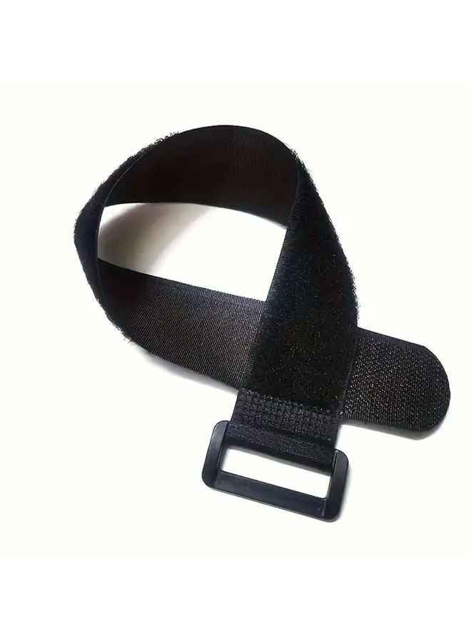 12pcs 7 87inch Reusable Hook And Loop Straps With Buckles Self Locking Nylon For Home Organization - Image 4