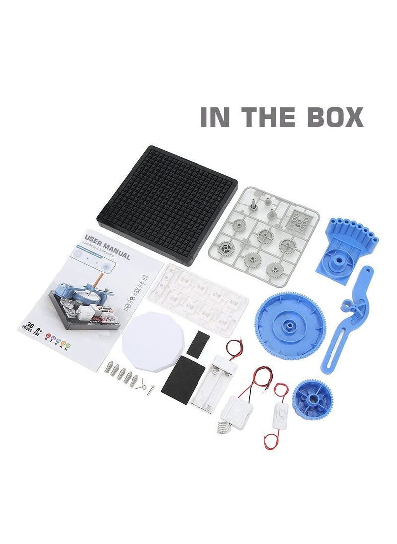 Diy 48 Pattern Electrical Painting Plotter Instrument (36 Pcs), Stem Series - Blue