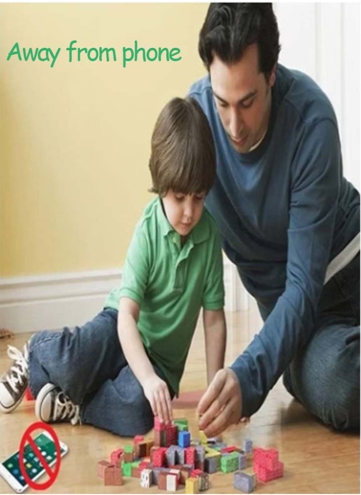 AirYoung - Magnetic Building Blocks, 80 Pieces Build a World of Magnetic Blocks, Magnetic Building Blocks Gift for Boys and Girls - Image 1