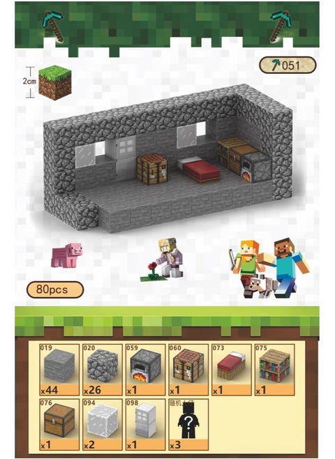 Magnetic Building Blocks, 80 Pieces Build a World of Magnetic Blocks, Magnetic Building Blocks Gift for Boys and Girls