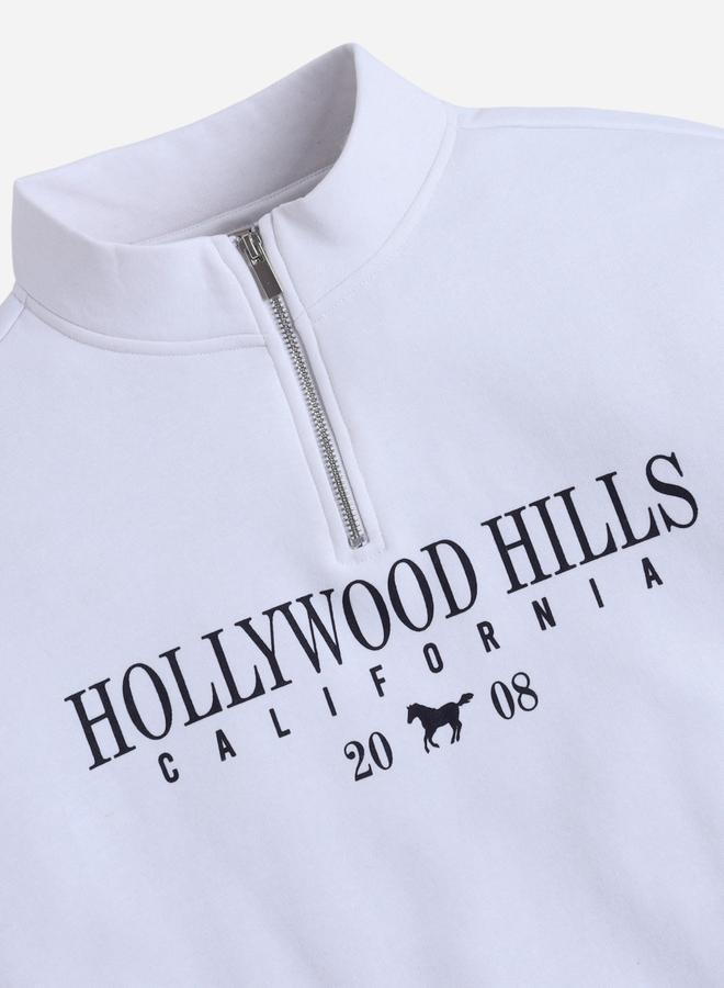 victor and jane Hollywood Hills Print Sweatshirt - 100% Cotton Fleece - Image 3