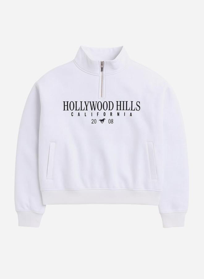 victor and jane Hollywood Hills Print Sweatshirt - 100% Cotton Fleece - Image 2