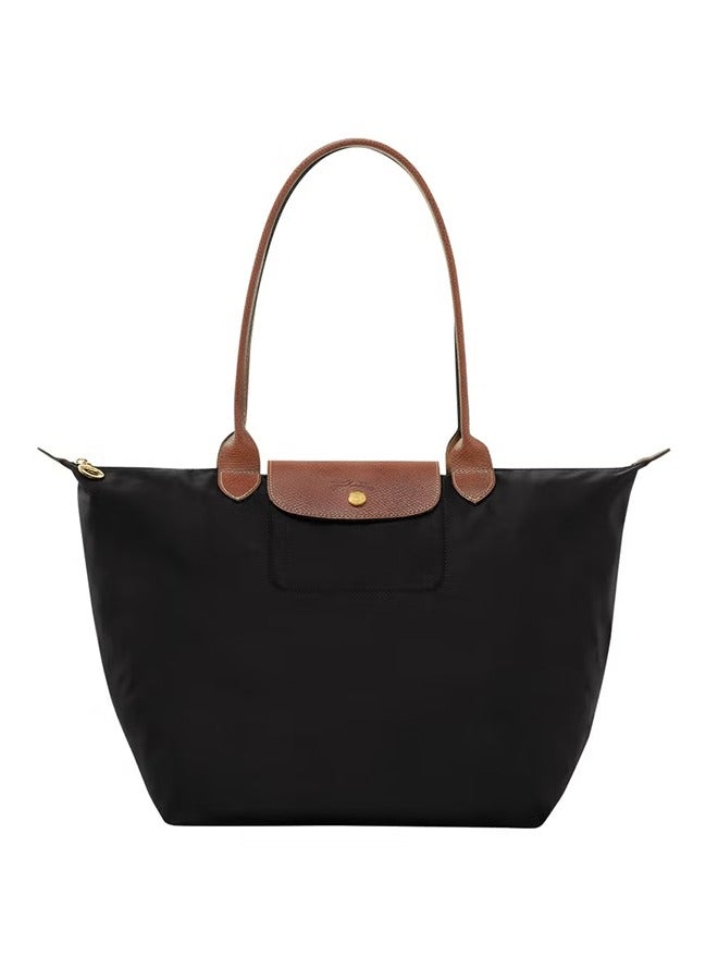 Longchamp Longchamp's new fashionable large-capacity single-shoulder handbag in black - Image 1