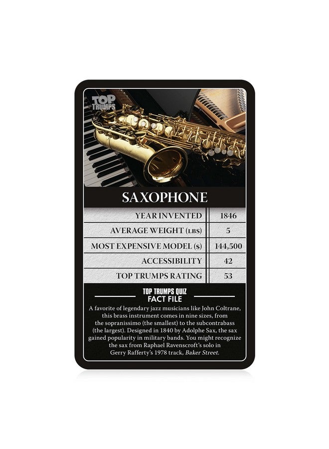 Top Trumps Top Trumps Card Game Musical Instruments - Family Games for Kids and Adults - Learning Games - Kids Card Games for 2 Players and more - Kid War Games - Card Wars - for 6 plus kids - Image 3