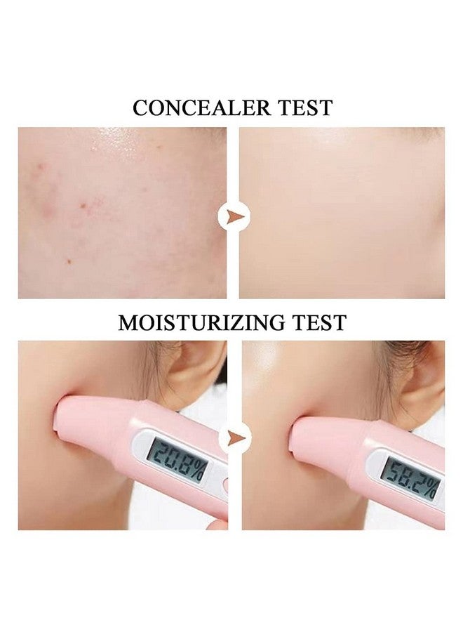 SuperThinker Air Cushion CC Cream Mushroom Head Foundation, Moisturizing BB Cream Makeup Long Lasting Matte Concealer (Natural) - Image 5