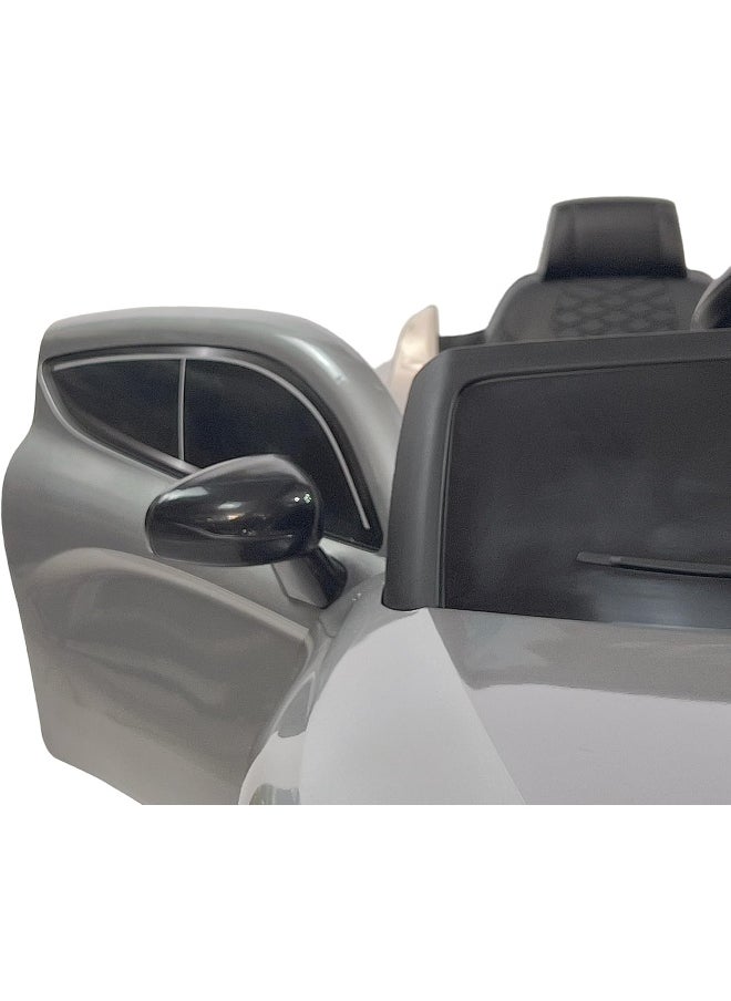 AL BADER Maybach Kids Car, Powered Ride On Car For Kids With Remote Control, Electric Ride On Car Mercedes Maybach Rear 2 Motor Car 12V Battery, For Kids 2-6 Years (Silver)  - Image 5