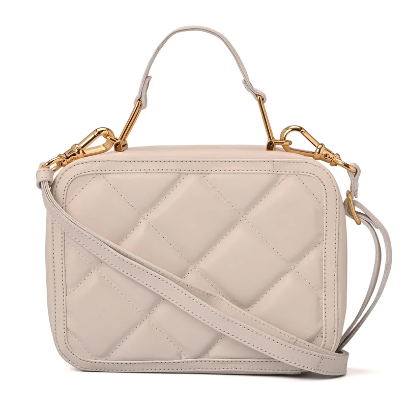 Carmen Steffens Quilted Bag Classic White