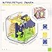 Wovnet 1 Sets 3x3 Large Labyrinth 3D Rolling Puzzle Maze Game Gravity 3D Puzzle Cube Brain Teaser Ball Games for Kids Education Sensory Toys Gift for Adults Upgrade VersionYellow - Image 4