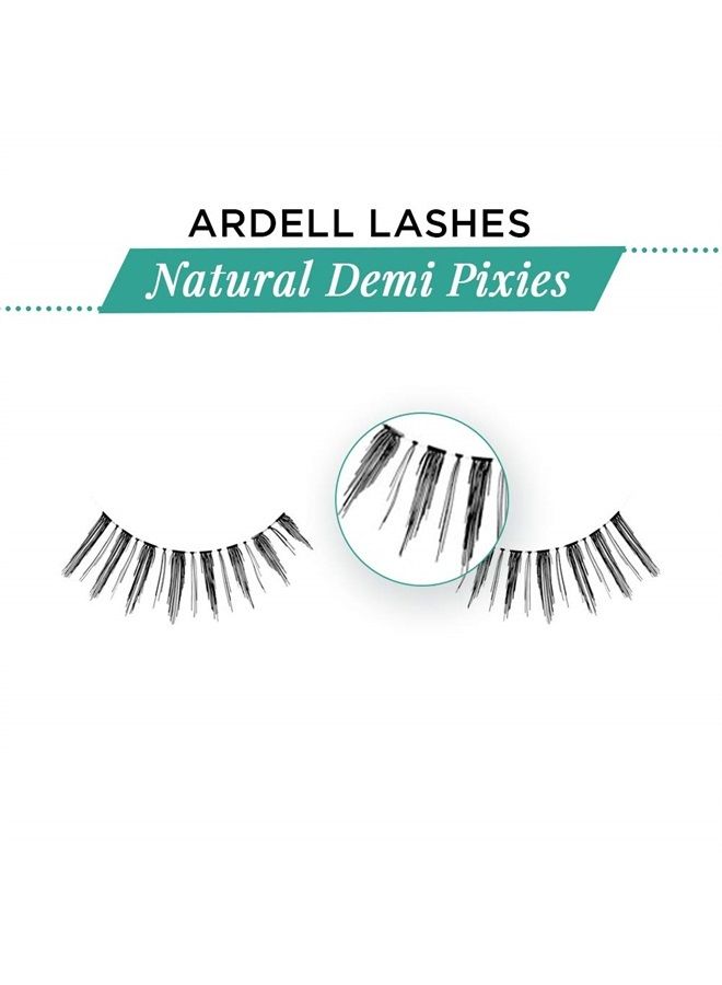 ARDELL Natural Lashes False Eyelashes Demi Pixies Black (4 pack) - Image 3