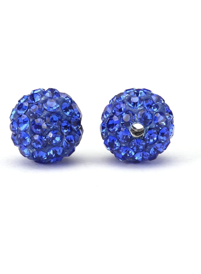 Top Quality 8mm CRYSTAL RHINESTONE BALL Shape SPACER BEADS For Jewelry Making Variation Colors and Sizes - Image 2