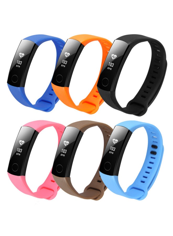 Glory Bracelet 3 Strap Metal Silicone TPU Sports Wristband Stainless Steel Milanese Strap For Men And Women-Color:8152-Bracelet 3-tpu Business Brown - Image 1