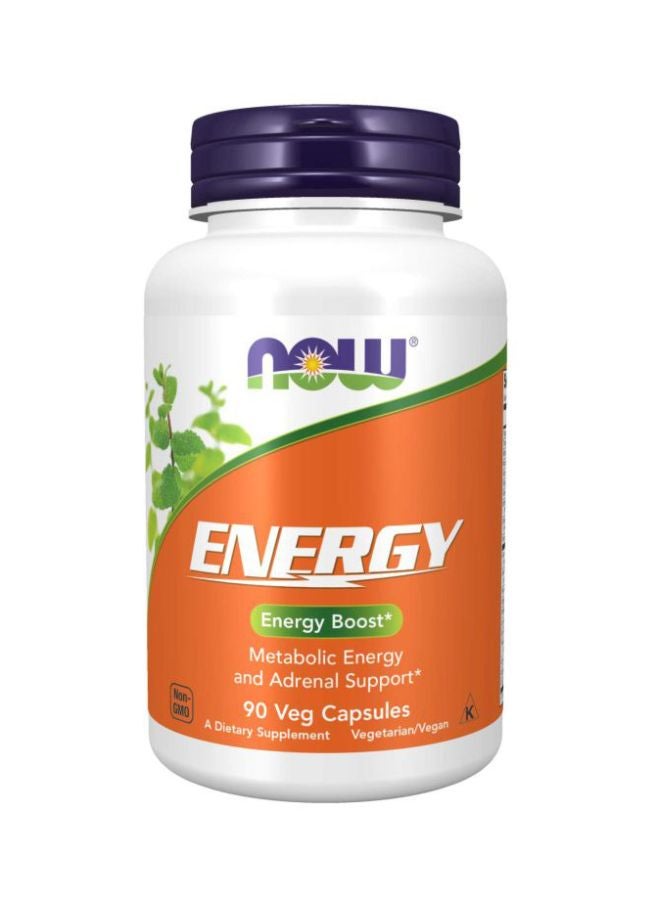 Now Foods Energy Dietary Supplement - 90 Veg Capsules - Image 1
