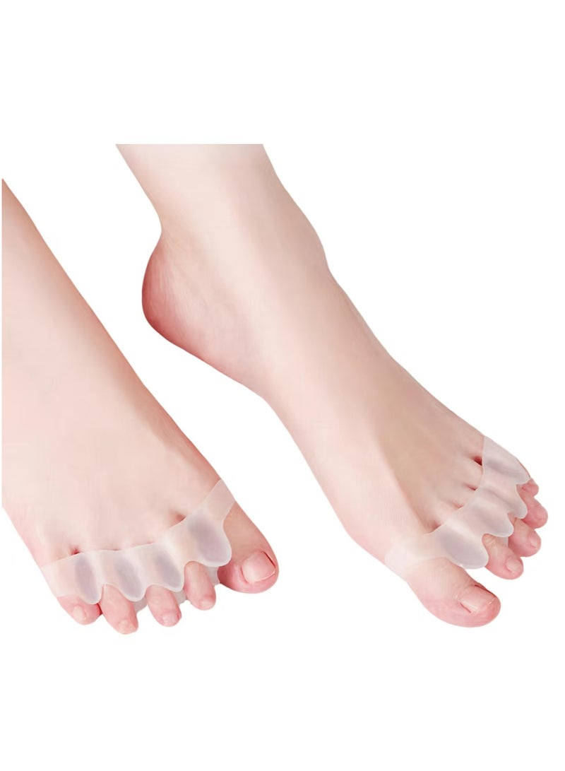 SZOXST Bunion & Hallux Valgus Corrector, Toe Separator & Splint for Bunion Pain Relief, Adjustable Orthopedic Brace for Men & Women, Day/Night Use, Left/Right Foot, Medical Grade, White, 2 Pack - Image 1