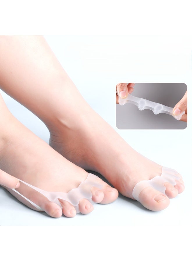 SZOXST Bunion & Hallux Valgus Corrector, Toe Separator & Splint for Bunion Pain Relief, Adjustable Orthopedic Brace for Men & Women, Day/Night Use, Left/Right Foot, Medical Grade, White, 2 Pack - Image 3
