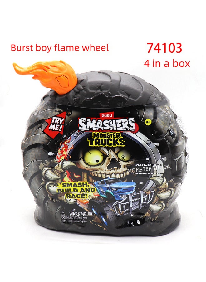 null - Burst Kid Dinosaur Scramble To Build Yuzu Toy Gift Giant Dinosaur Island Skull Dinosaur Egg Tyrannosaurus-Color:Explosive Boy Tricky Treasure Hunt (large) - Image 1