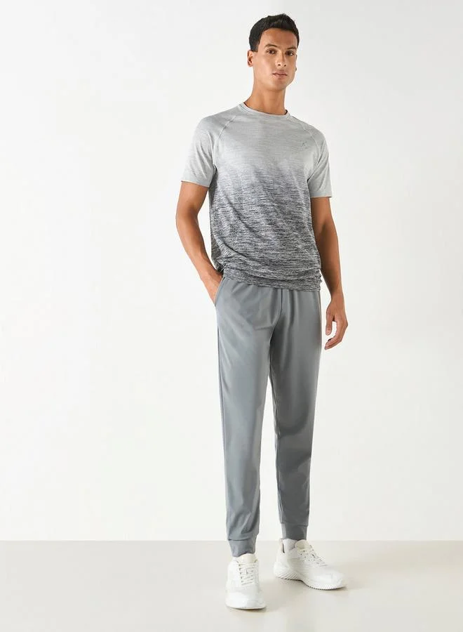 ADOT by Splash Ombre Print T-shirt with Raglan Sleeves