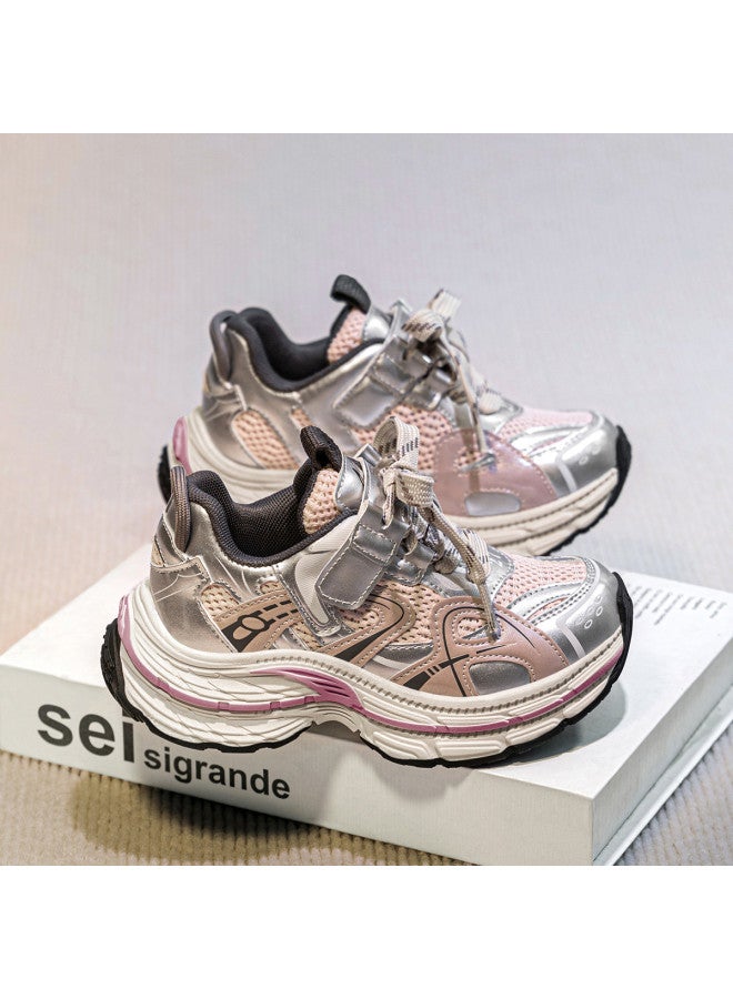 Annil أحذية جري للبنات بحجم متوسط إلى كبير منصة متينة ربيع 2025 أحذية الآباء - Image 5