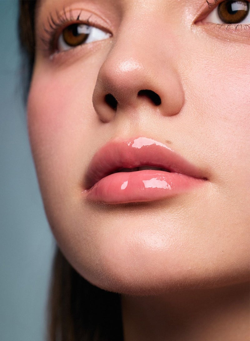 فلاور نوز Shell's Jewel Nourishing Lip Glaze with Hydrating Essence and Glossy Shine  3-in-1 Lip Oil, Gloss u0026 Treatment –  P04 Seafoam Glow - Image 2