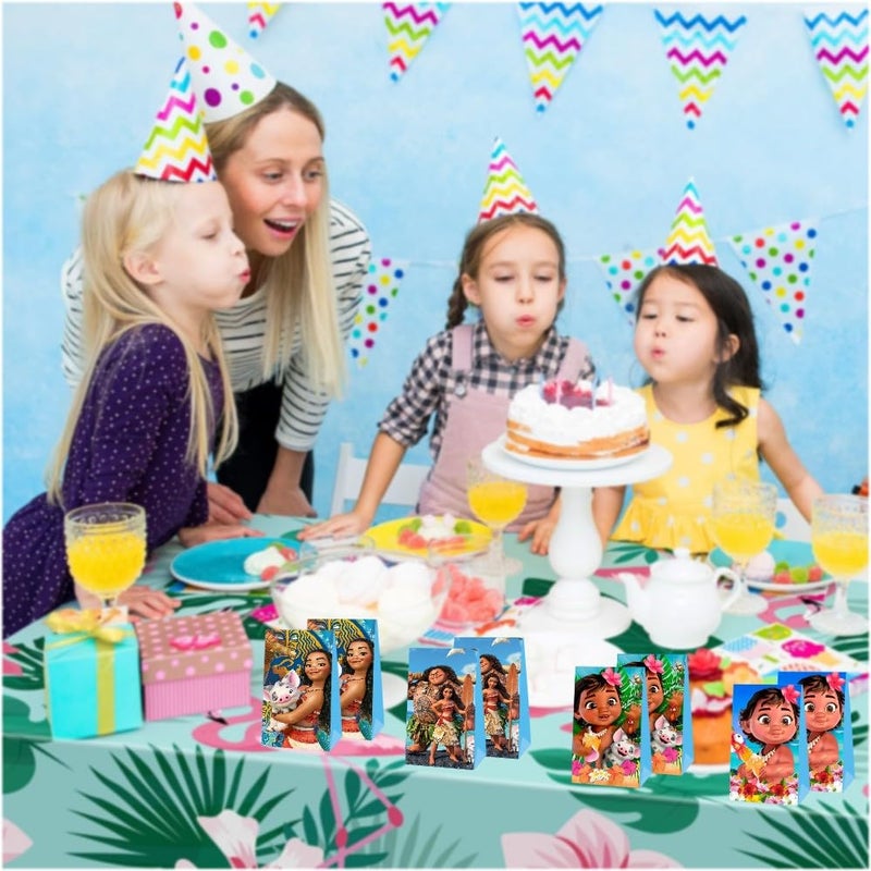 ARHAVI 12Pcs Moanana Party Gift Bags Goodie Bags for Kids Birthday Decorations Party Supplies - Image 4