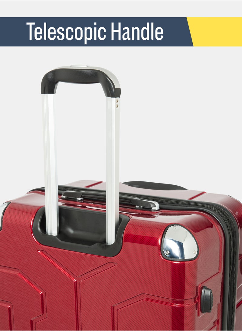 BRITISH TOURISTER British Tourister 3-Piece ABS Hard Shell Luggage Set (20/24/28 Inch) with Expandable Layer – Lightweight Suitcases with Spinner Wheels, Aluminium Trolley – Travel Trolley Bag Set - Image 3