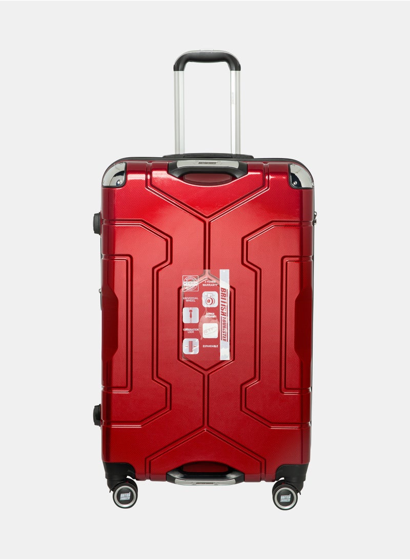 BRITISH TOURISTER British Tourister 3-Piece ABS Hard Shell Luggage Set (20/24/28 Inch) with Expandable Layer – Lightweight Suitcases with Spinner Wheels, Aluminium Trolley – Travel Trolley Bag Set - Image 2