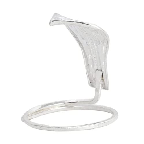 DHRUVS COLLECTION 925 Pure Silver BIS Hallmarked Nag Devta Snake Idol for Shivling Pooja, Kaal Sarp Dosh Nivaran & Temple Donation - Handcrafted Chandi Naag for Home Mandir Decor & Gifting - Image 2